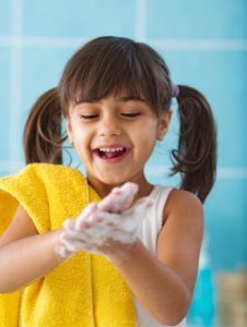 Girl Washing Hands