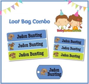 Cutie Dog Loot Bag Combo 1